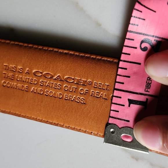 Vintage Coach Forest Green Belt 8500 - Picture 9 of 9